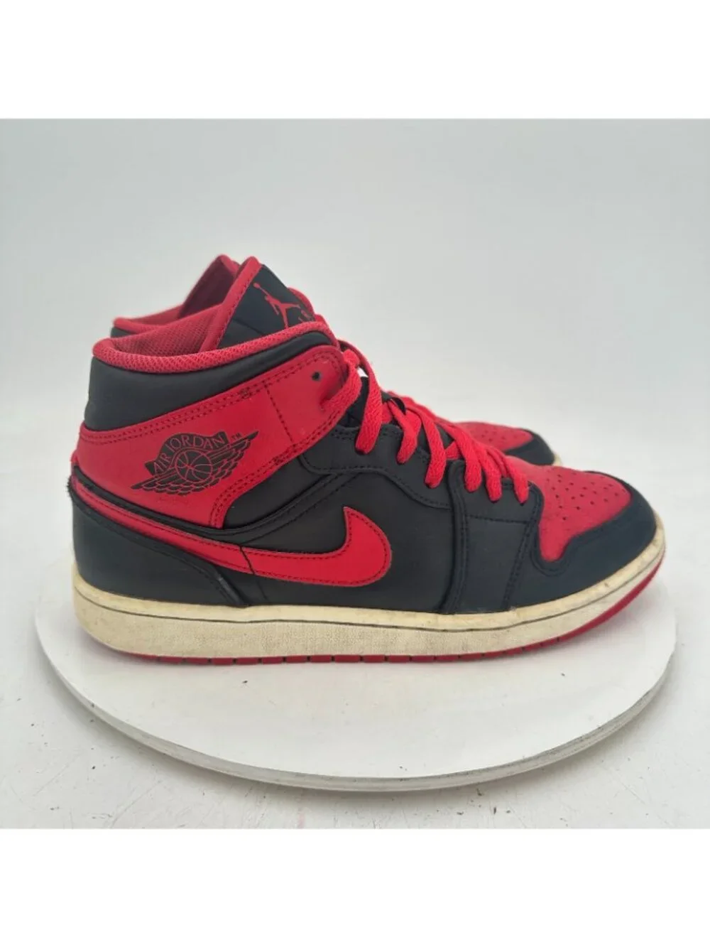 Nike Air Jordan 1 Alternate Men Size 9 DQ8426-060 Bred Black Fire Red Shoes